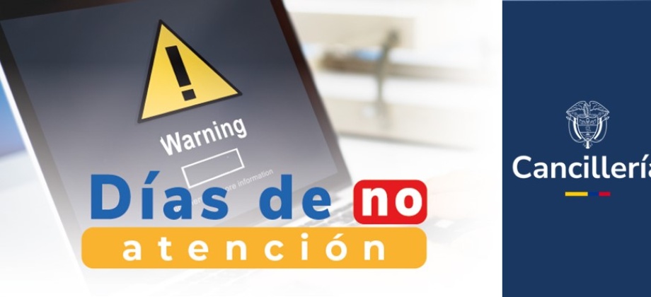 La Embajada de Colombia en Egipto y su Sección Consular no tendrán atención al público el 1 de enero de 2025